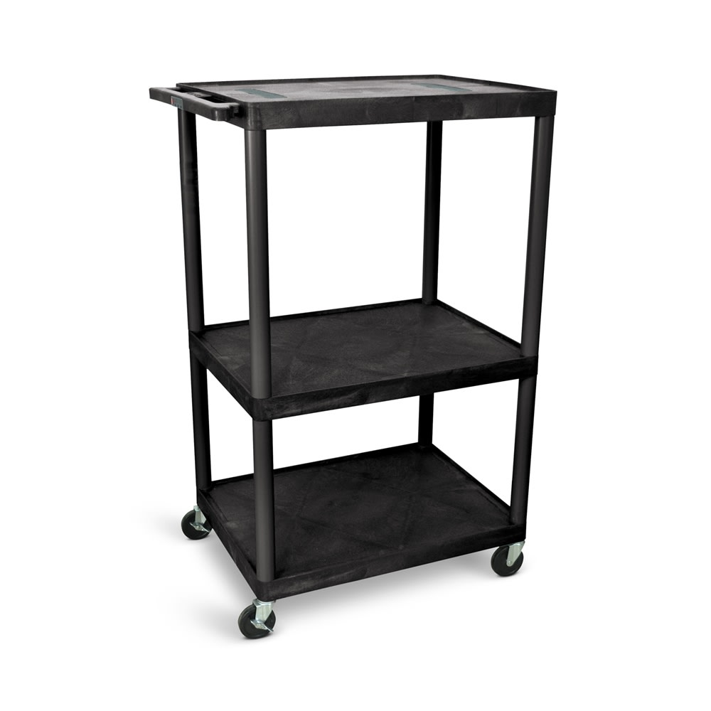 GuestSupply US | Luxor® Audio Visual Cart, Open Shelf, 32